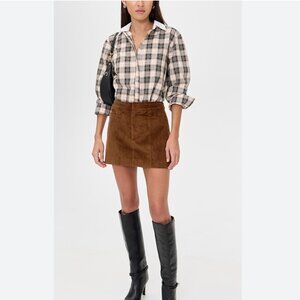 NWT ASTR The Label Corduroy Mini Skirt, sz M